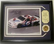MM001 - Mark Martin hand signed photo