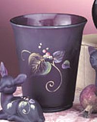 04861AX - 7 1/2'' Berry Confection Flip Vase