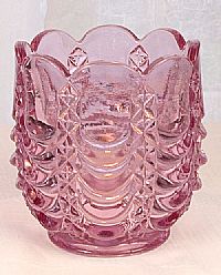 05861PJ -\'Drapery\' Votive in \"Blush Rose\" (click on picture for full details)