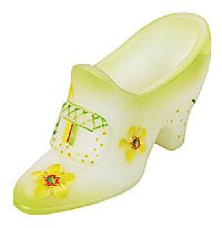 07737BL - 4'' l. Shoe in Opal Satin with Michelle Kibbe design