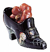 07737EG- Halloween Spiderweb "Black' Shoe (click picture for full details)
