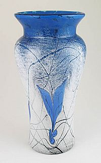 08184Z8 - 10'' Vase ''Wings'' by Frank Workman, Limited to 500