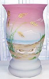 08525WZ - 8-1/4\'\' Vase in Blue Burmese - 2009 Connoisseur Collection