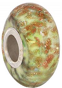 0B719A - 3/8'' dia. Glass Bead ''Frosted Margarita''