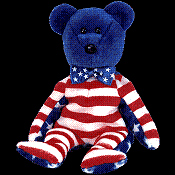 Liberty (blue) the bear (USA Exclusive) - Beanie Baby