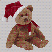 1997 Holiday Teddy Bear - Beanie Baby