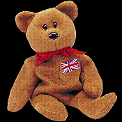 Britannia the bear (UK Exclusive) - Beanie Baby