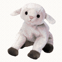 Ewey the lamb - Beanie Baby