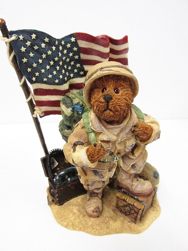 2277923 Boyds Resin Figurine<br>McBruin...To Serve with Honor<br>(Click on picture-FULL DETAILS)