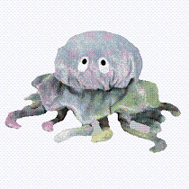 Goochy the ty-dye jellyfish - Beanie Baby