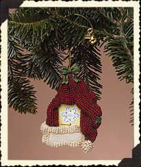 25300 Knitted Hat Picture Frame Ornament<BR>(Click on picture for full details)<br>