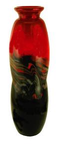 04344R2 - 11 1/2\'\' Bands of Glory Vase by Frank Workman