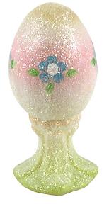 05146H3 - 3 3/4\'\' Springtime Glitter Egg on a Stand