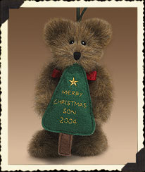 562518 "Buddy Bestboy"<br> 5 1/2" Tall Boyd's Bear Ornament<br>(Click on picture for full details)