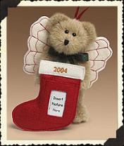 562523 Jolly, Angel Bear<br>holding Stocking with Picture Frame<br>(Click on picture full details)<br>