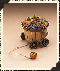 654118 - "Franklin's" (Harvest Basket) Tug Along Pull Toy (click on picture for full details)
