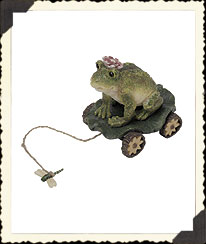 654251 - "Lilly The Frog" Tug Along Pull Toy (click on picture for full details)