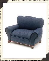 65780 - Indy's Blue Denim Couch