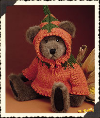 81005 Fetchen P. Patch<BR>Boyds 12\" Fully Jointed Autumn Bear<br>(Click on picture-FULL DETAILS)