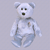 Issy the bear - Beanie Baby<br>(Click picture for FULL DETAILS)