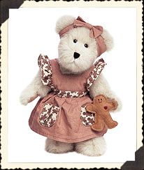904033 Mary Kate Gingerbeary<br>Boyds 8" Tall Cream Bear<br>(Click on picture for full details)<br>