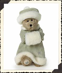 904181 Sarabeth Crystalfrost<br>Boyds 12" Beige Bear<br> (Click on picture for full details)<br>