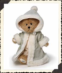 904183 Natasha Crystalfrost<br>Boyds 8\" Mixed Gold Bear<br> (click on picture for full details)
