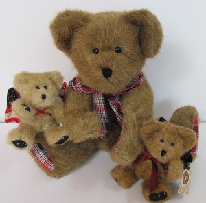 904251-03 -<b>SPECIAL JULY SALE</B> \"Americana\" Boyds Bears<br> SET of 3<br> (Click on picture for full details)