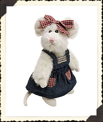 91673 Cottage McNibble, Boyds 6" Mouse<br>(Click on picture-FULL DETAILS)
