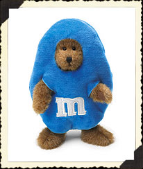 919004 - M&M's™ Blue Peeker<br>Boyds Plush<br> (Click on picture for full details)<br>