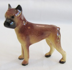 HR283-2 <b>VINTAGE, RETIRED</B> Mama Boxer<BR>Hagen-Renaker Miniature, circa~1968<br>(Click on picture-full details)<br>