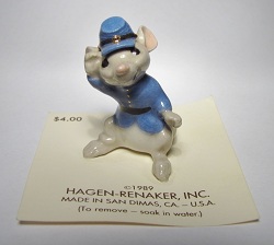 HR3073 - <b>RETIRED, VINTAGE</B> 'Union Mouse', on card, circa 1989 (click picture for full details)