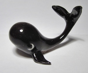 HR845 -<B>VINTAGE, RETIRED</B> \'Cartoon Style Whale Calf\' (click on picture for full details)