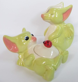 PD013923 Pocket Dragon \"At Your Service\" Milk & Sugar Set<br>(Click on picture-FULL DETAILS)