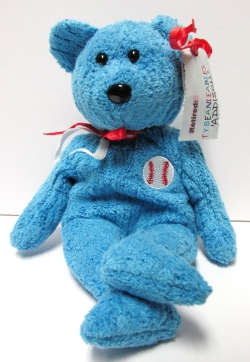 Addison, the Baseball Bear<br>Ty Beanie Baby<br> (click on picture for FULL description)<BR>