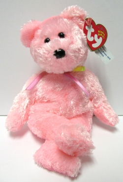 Sherbet, Raspberry<BR>Ty Beanie Baby New Face Bear<br>(Click on picture-FULL DETAILS)