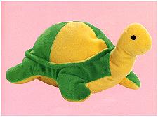 Snap, Green & Yellow Turtle<BR><B>FIRST EDITION - Pillow Pal<BR>(click on picture-FULL DETAILS)