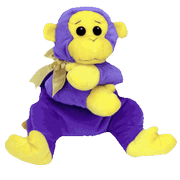 Swinger, the Purple & Yellow Monkey-Pillow Pal (click on picture for full description)