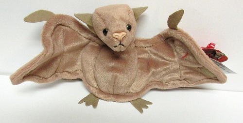 Batty Mauve/Mocha Rose (Lt.Brown) Bat<br>TY Beanie Baby<BR>(Click on picture-FULL DETAILS)<BR>