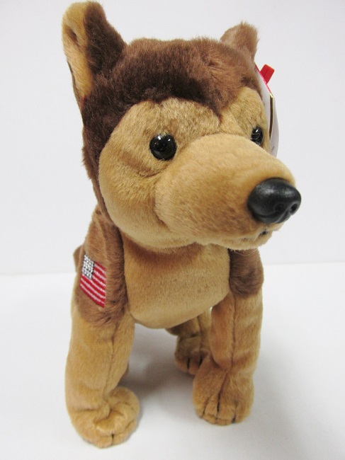 Courage, the German Shepherd Dog<br> Beanie Baby<br>(Click on picture for full details)