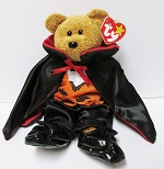 Fuzz the Bear - in the Count Costume<br> for Halloween<br>(Click on picture for fll details)
