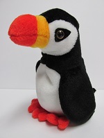 Puffer the puffin - Beanie Baby - Indonesian (click on picture for full description)