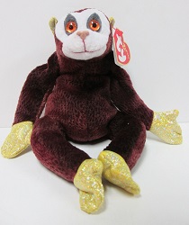 Chinese Zodiac Series Monkey<br>TY - Beanie Baby<br>(Click on picture for full details)<br>