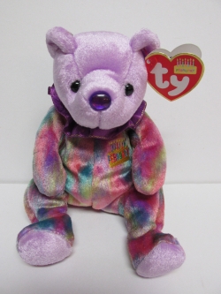 February, Happy Birthday BEAR with Ruffle<br>Beanie Baby<br>(Click on picture for full details)<br>